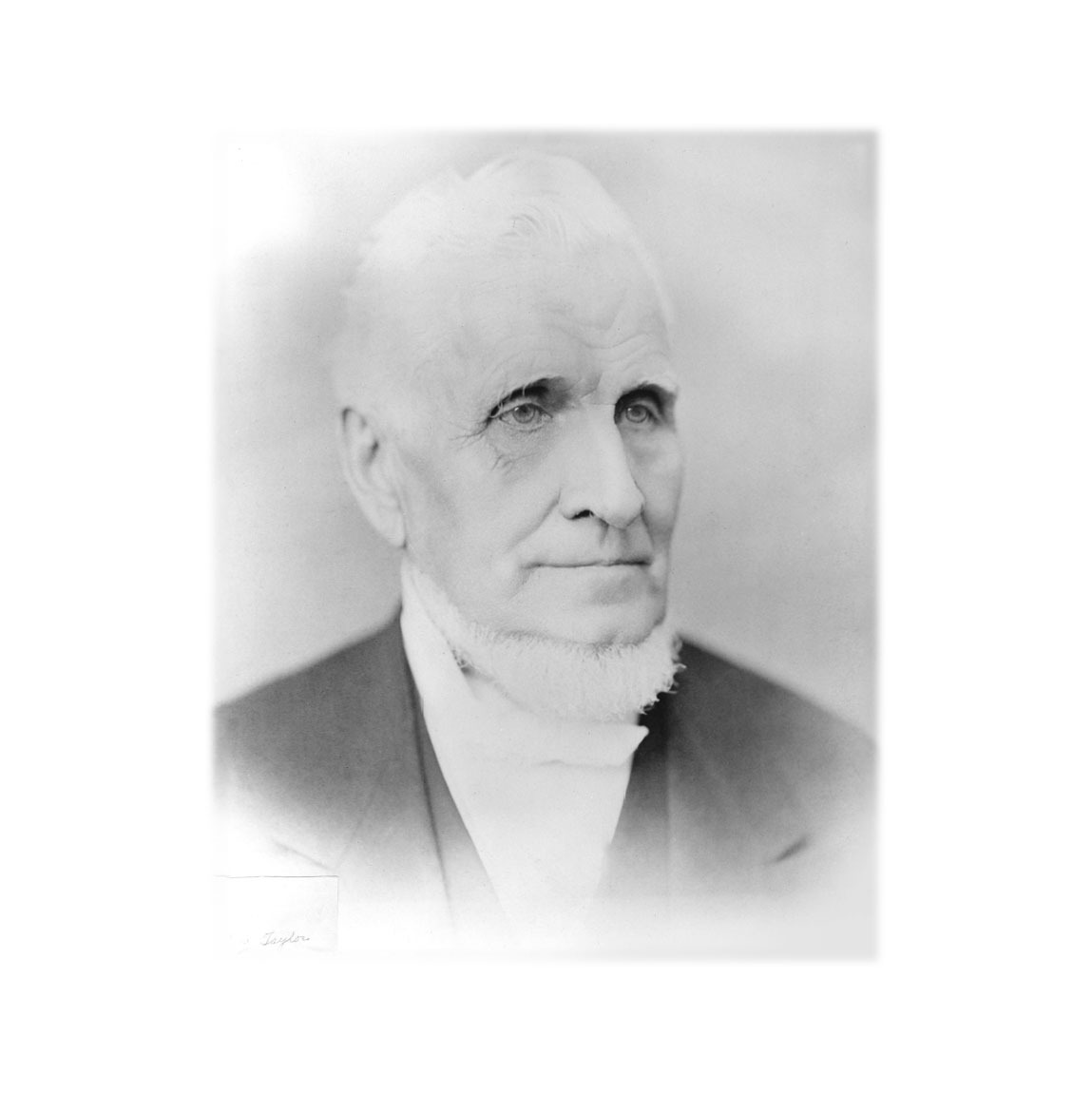 Foto de John Taylor en 1887 poco antes de su muerte.